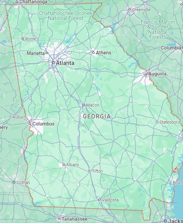 Georgia StarLink installers Map